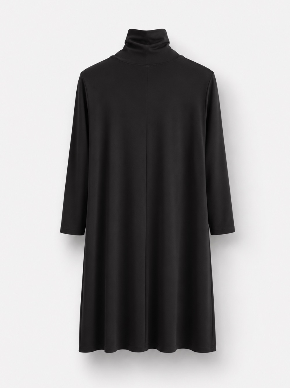 Clara Sunwoo Black Cold Shoulder Chic Stretch Travel Career Business Dress SZ L - Picture 3 of 4